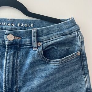 American Eagle Outfitters Curvy Super High-Rise Baggy Straight Jeans